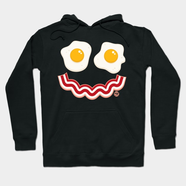 EGG BACON SMILE Hoodie by toddgoldmanart